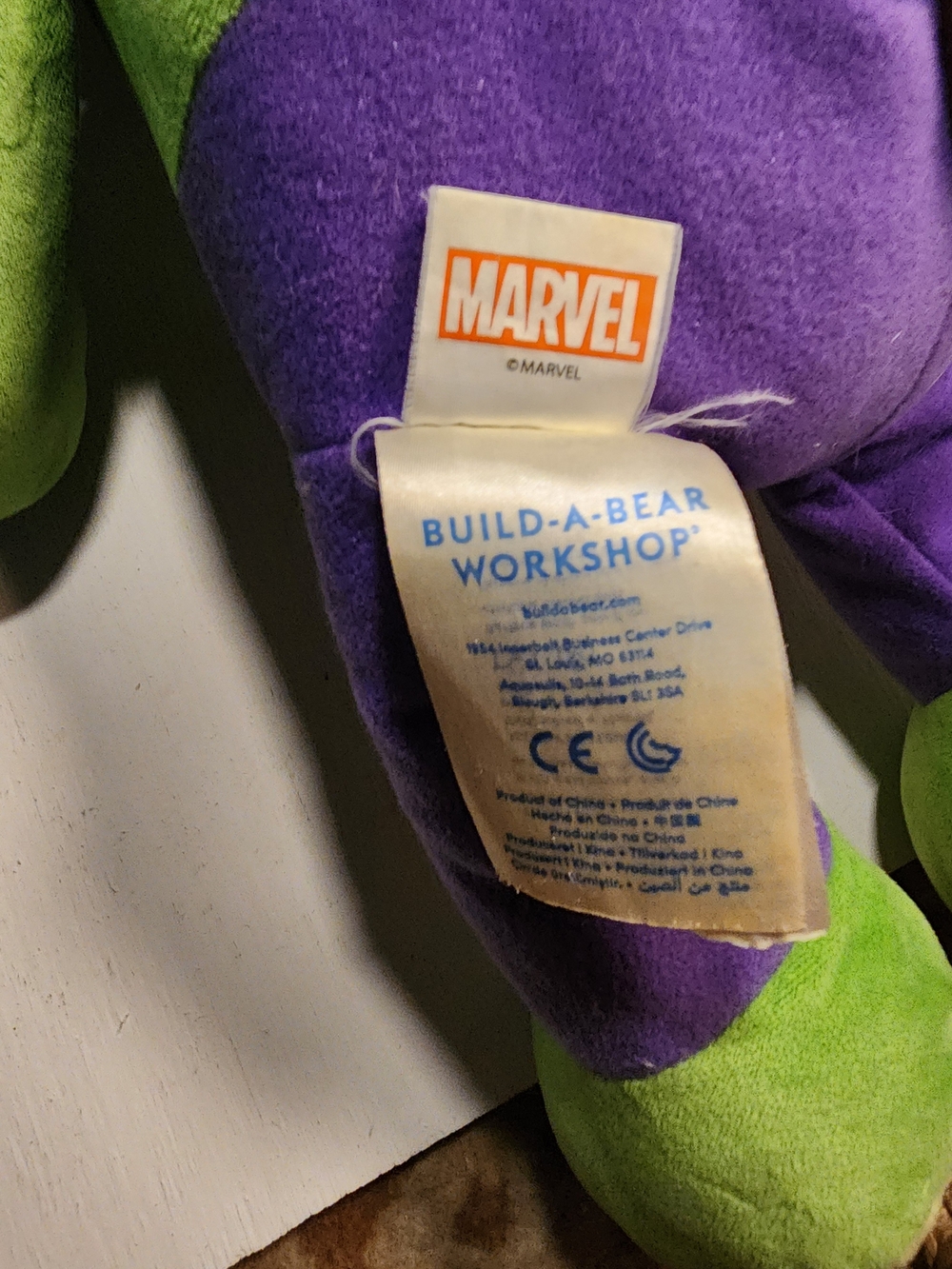 Marvel Build A Bear Hulk - Picture 5 of 5